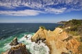 The Koganezaki Cape on the Izu Peninsula, Japan Royalty Free Stock Photo